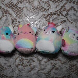 Squishville by Squishmallow Mini Plush Rainbow Dream Squad 2"  Missing 2